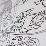grafika Johanka a magnolie